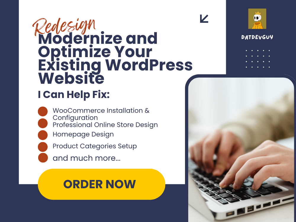 I Will Redesign, Modernize and Optimize Your Existing WordPress Website
