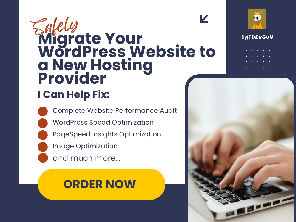 I Will Safely Migrate Your WordPress Website to a New Hosting Provider